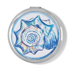 Brighton Calypso Seashell Leather Travel Mirror